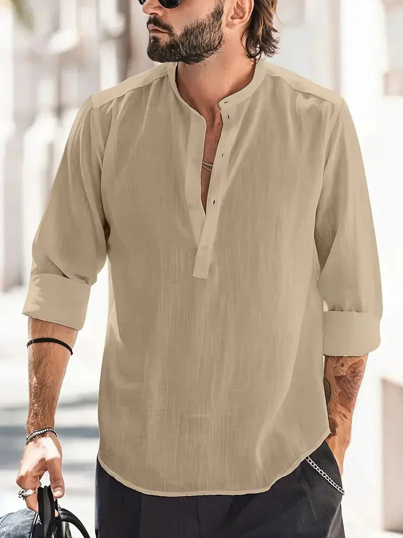 Maverick | Long Sleeve Button-Up Shirt