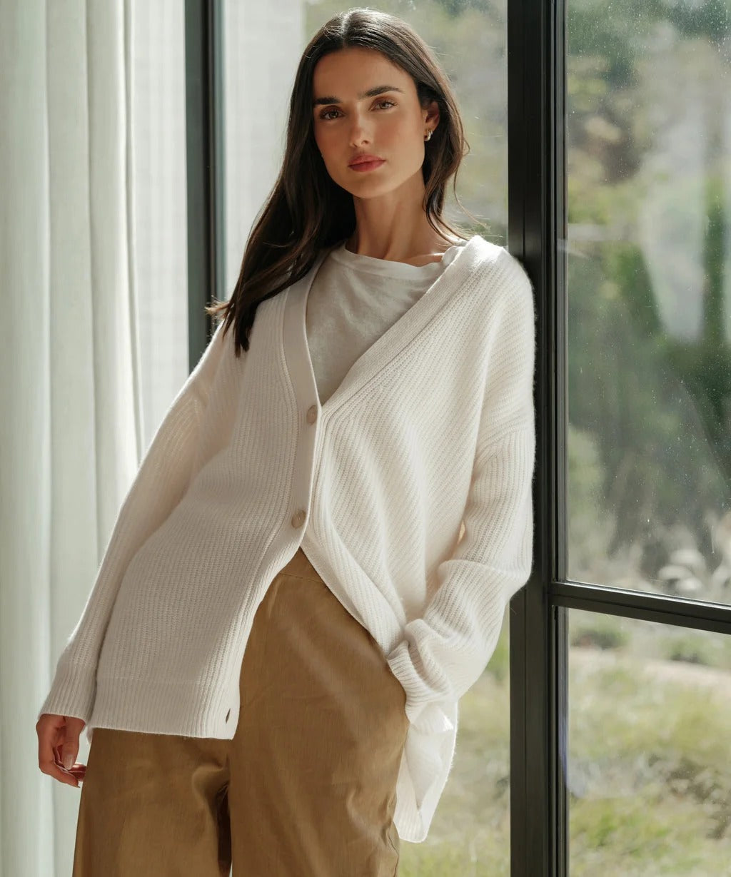 Odelia | V‑Neck Buttoned Cardigan