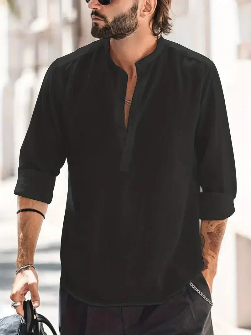 Maverick | Long Sleeve Button-Up Shirt