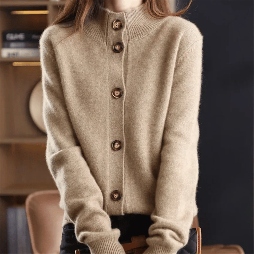 Amélie | Chic Knit Button Cardigan