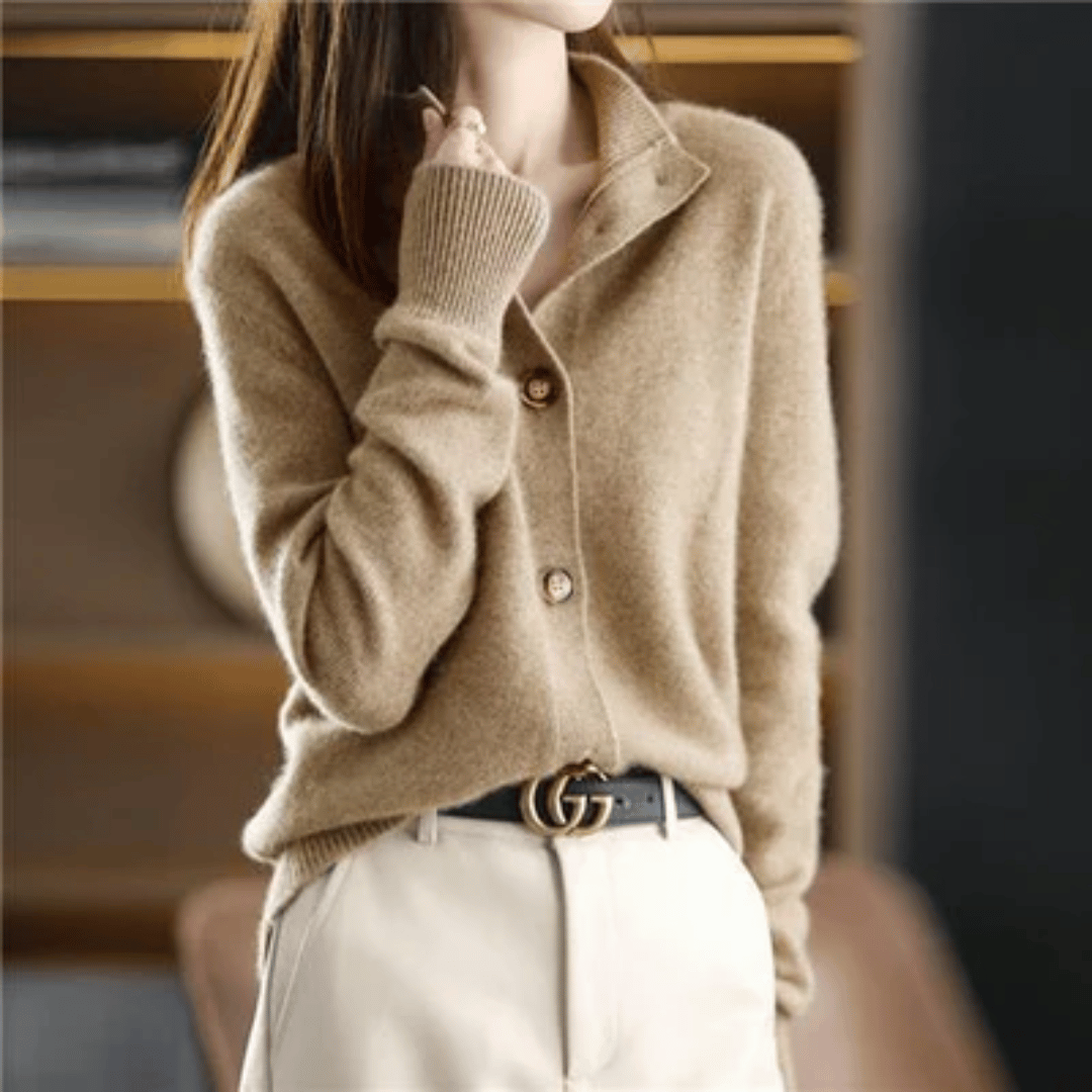 Amélie | Chic Knit Button Cardigan