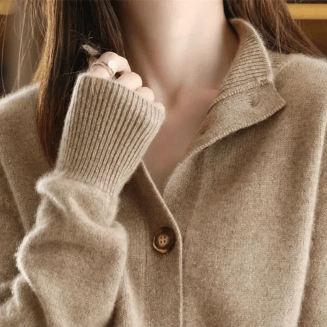 Amélie | Chic Knit Button Cardigan