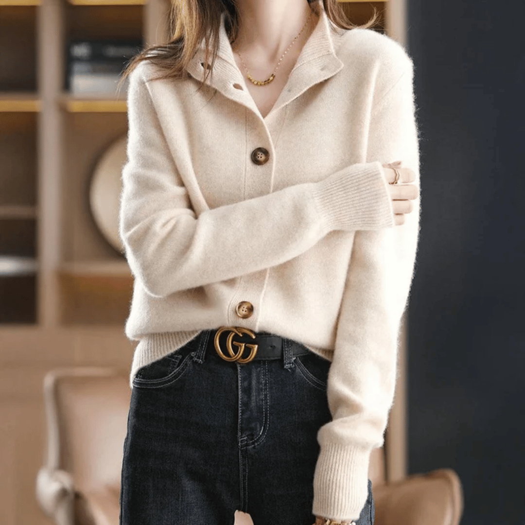 Amélie | Chic Knit Button Cardigan