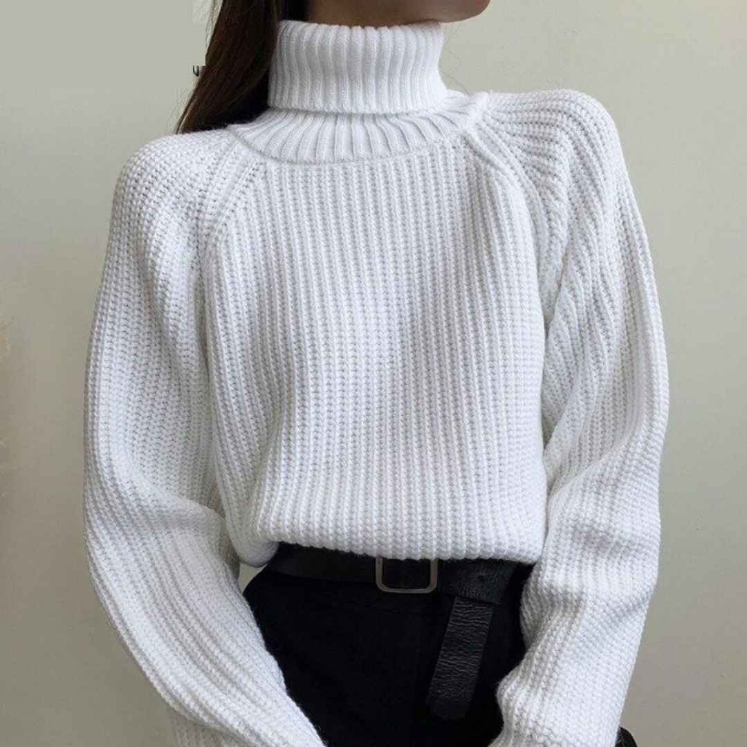 Elise | Women Turtleneck Knit Sweater