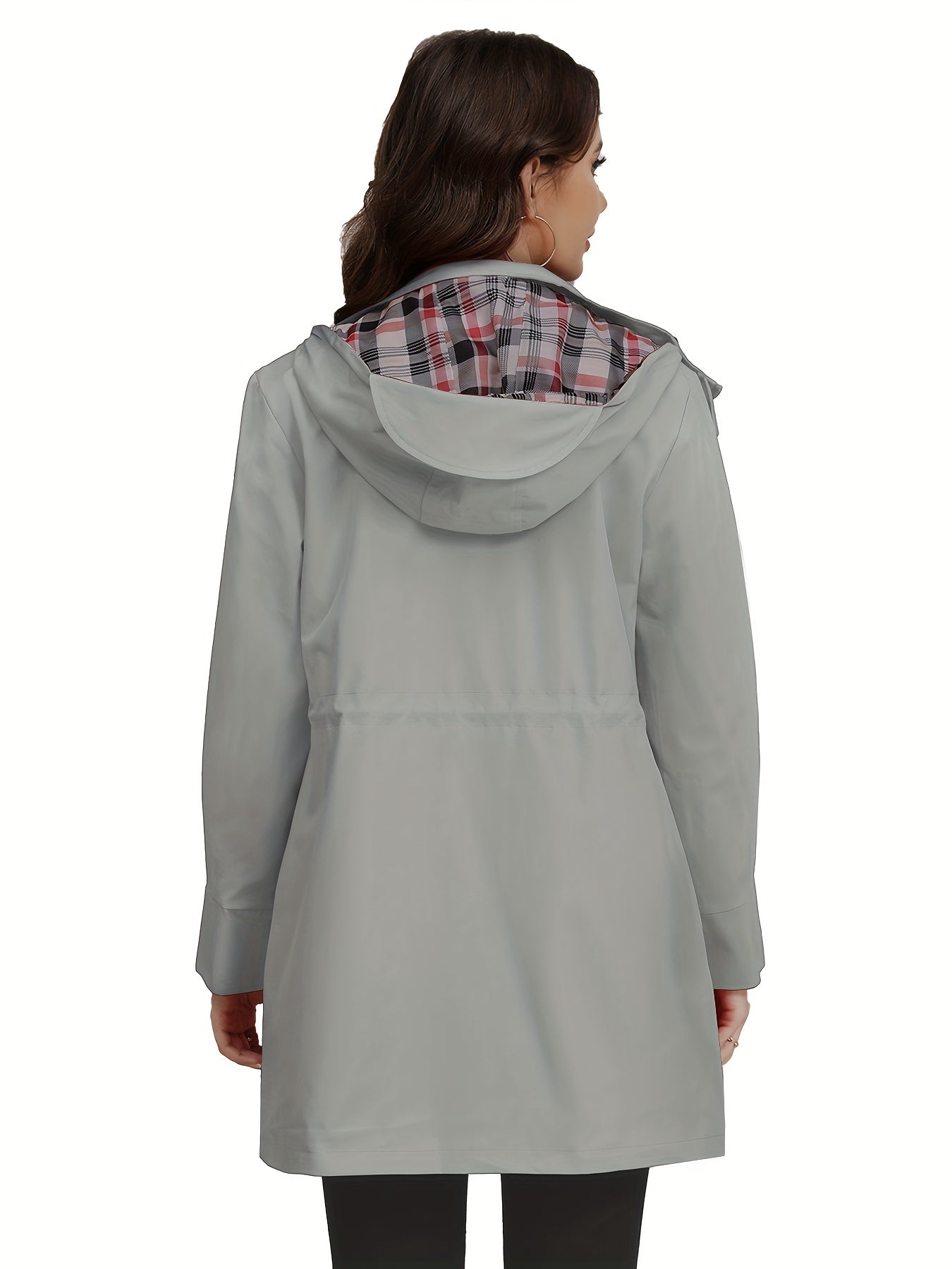 Mila | Women Hooded Zip Coat with Pockets