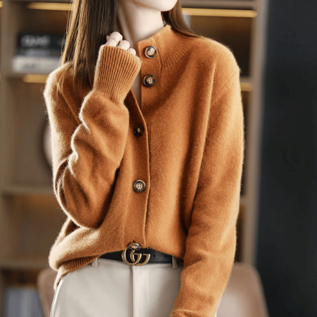 Amélie | Chic Knit Button Cardigan
