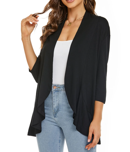 Nara | Women Casual Three-Quarter Sleeve Cardigan