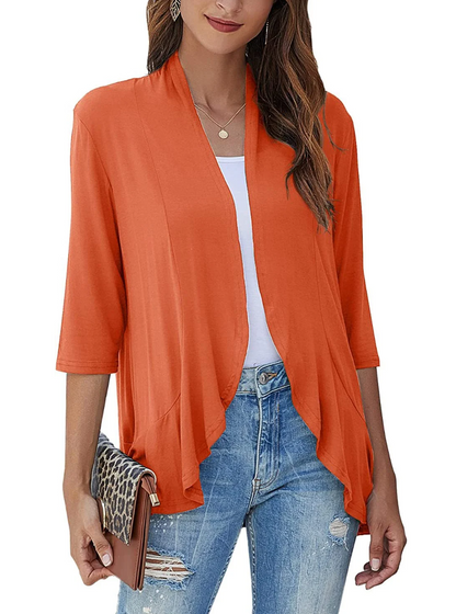 Nara | Women Casual Three-Quarter Sleeve Cardigan