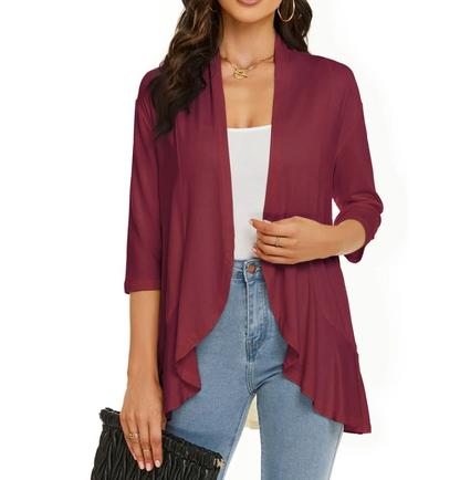 Nara | Women Casual Three-Quarter Sleeve Cardigan