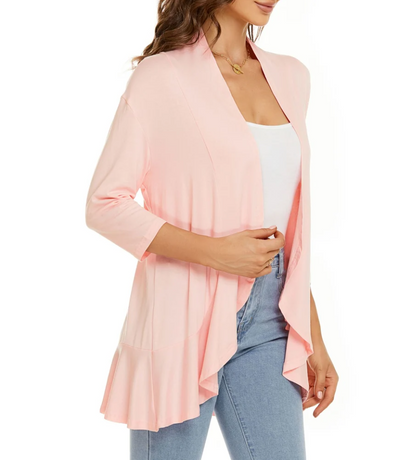 Nara | Women Casual Three-Quarter Sleeve Cardigan
