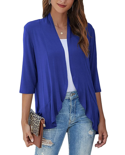 Nara | Women Casual Three-Quarter Sleeve Cardigan