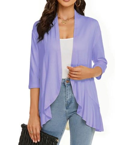 Nara | Women Casual Three-Quarter Sleeve Cardigan