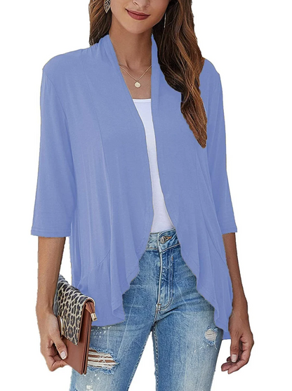 Nara | Women Casual Three-Quarter Sleeve Cardigan