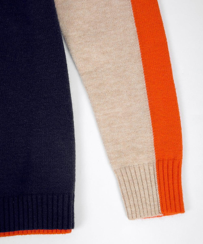Celestine | Retro-Stripes Knit Sweat
