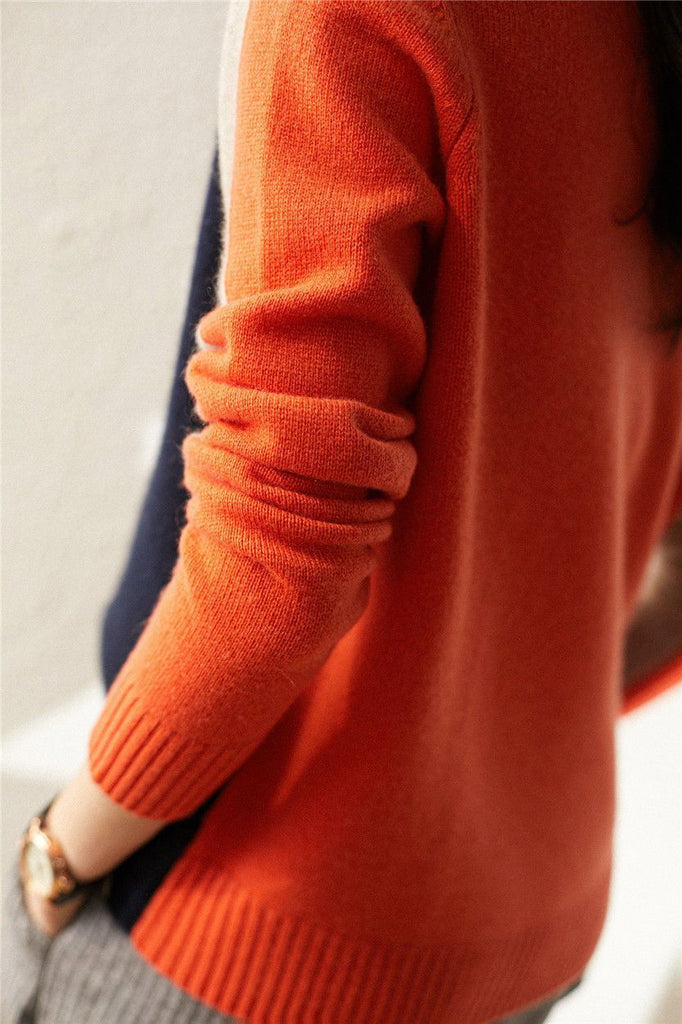 Celestine | Retro-Stripes Knit Sweat