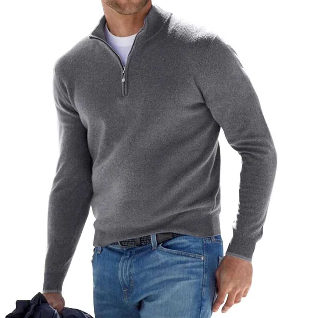 Maximus | Casual Quarter-Zip Sweater