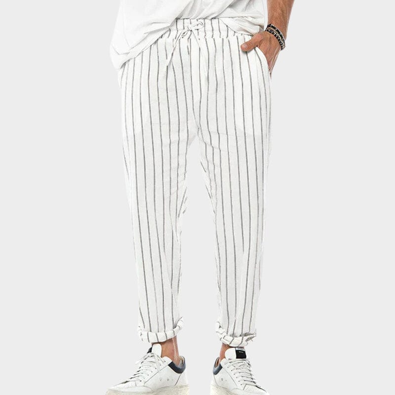 Zane | Striped Drawstring Pants
