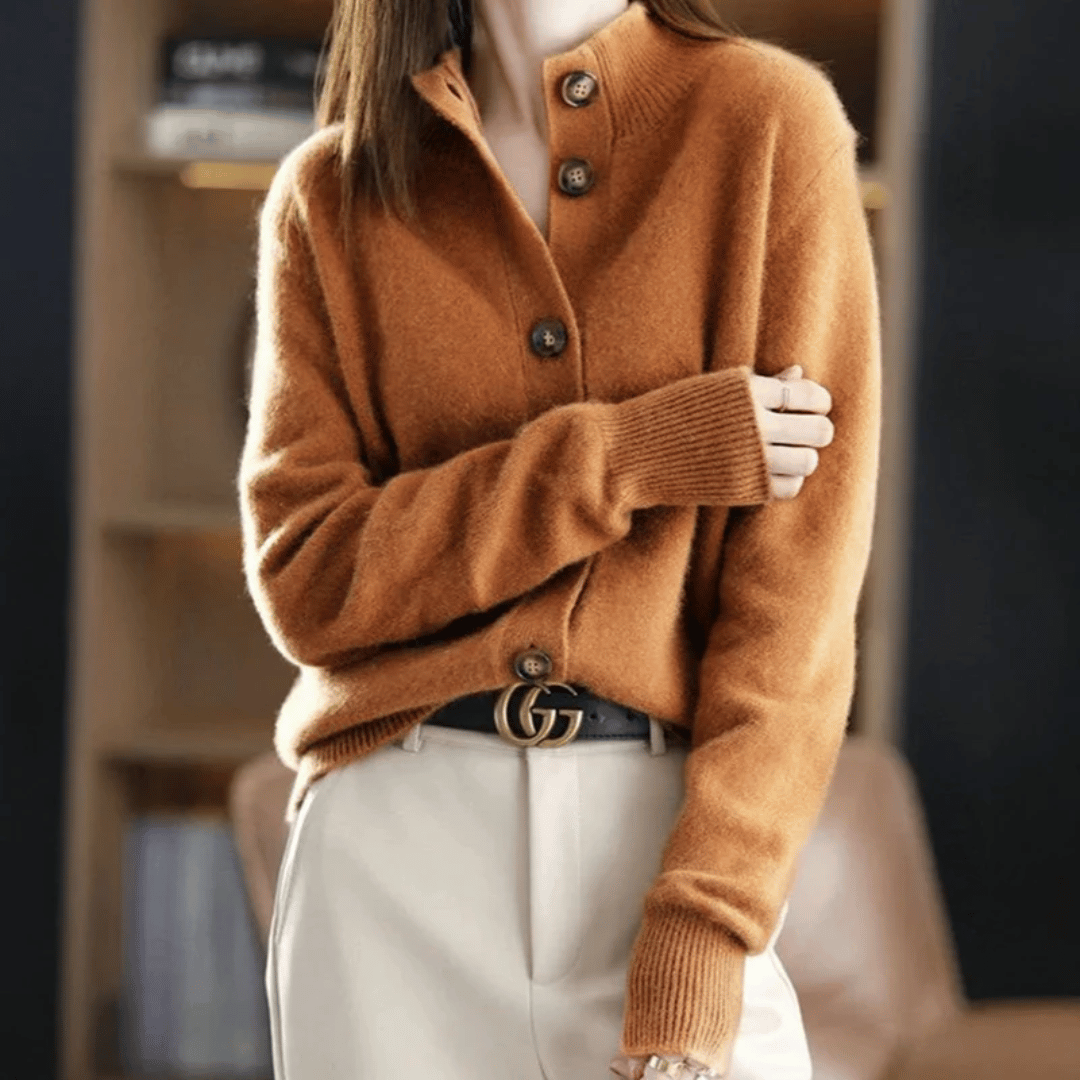 Amélie | Chic Knit Button Cardigan