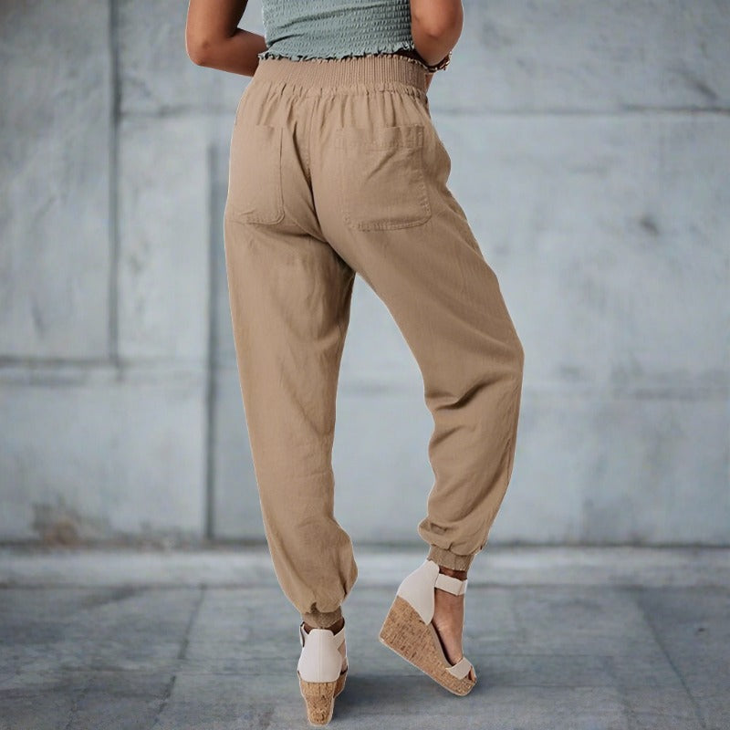 Noémie | Relaxed Drawstring Trousers