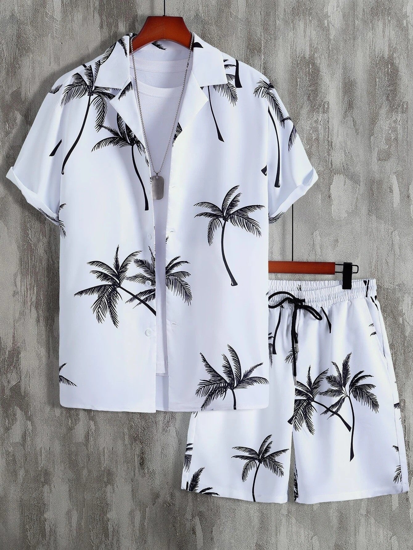 Liam | Tropical Print Two-Piece Summer Outfit Set