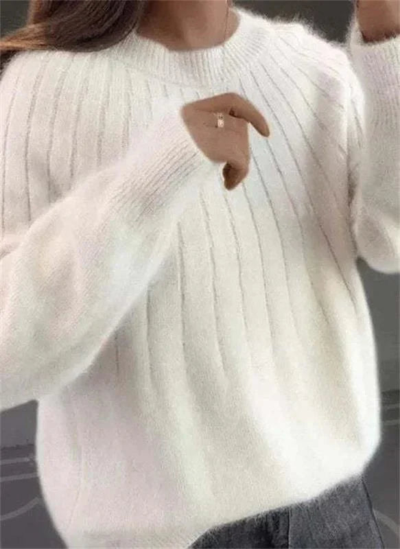 Clara | Women Soft Knit Wool Sweater for Effortless Comfort