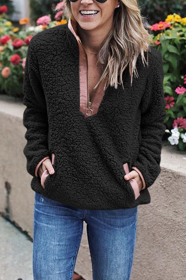 Clara | Women Turtleneck Zip Pullover