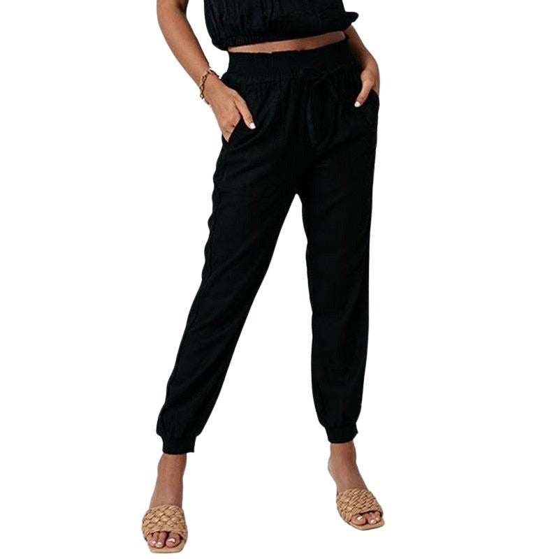 Noémie | Relaxed Drawstring Trousers