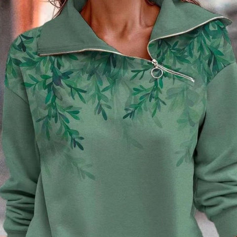 Verena | Comfortable Green Pullover
