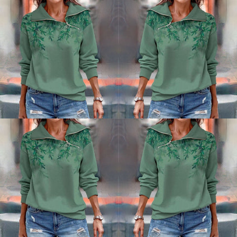 Verena | Comfortable Green Pullover