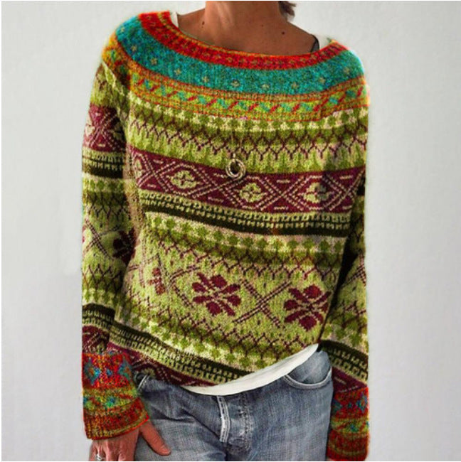 Sasha | Retro Knit Sweater