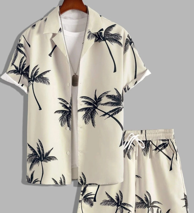 Liam | Tropical Print Two-Piece Summer Outfit Set