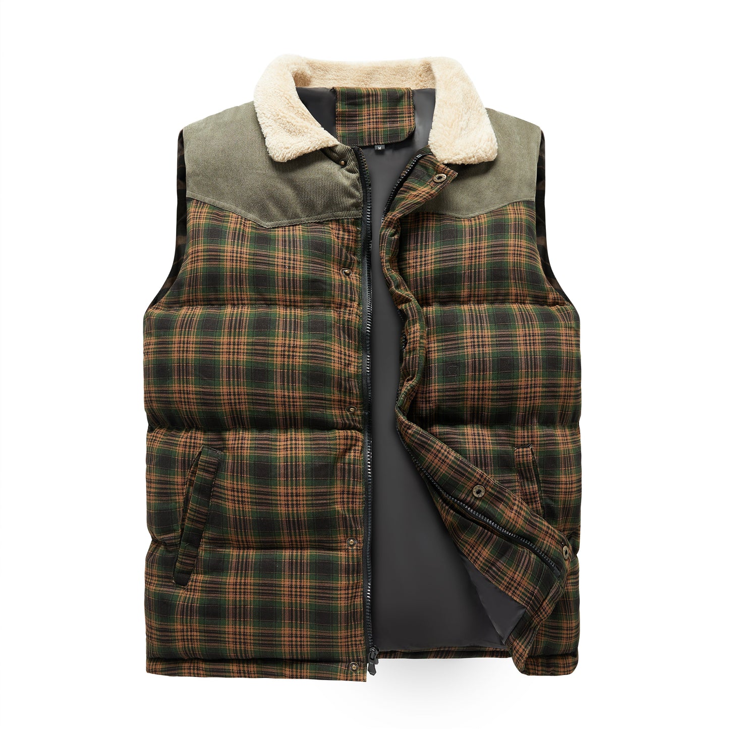 Hendrix | Plaid Quilted Vest