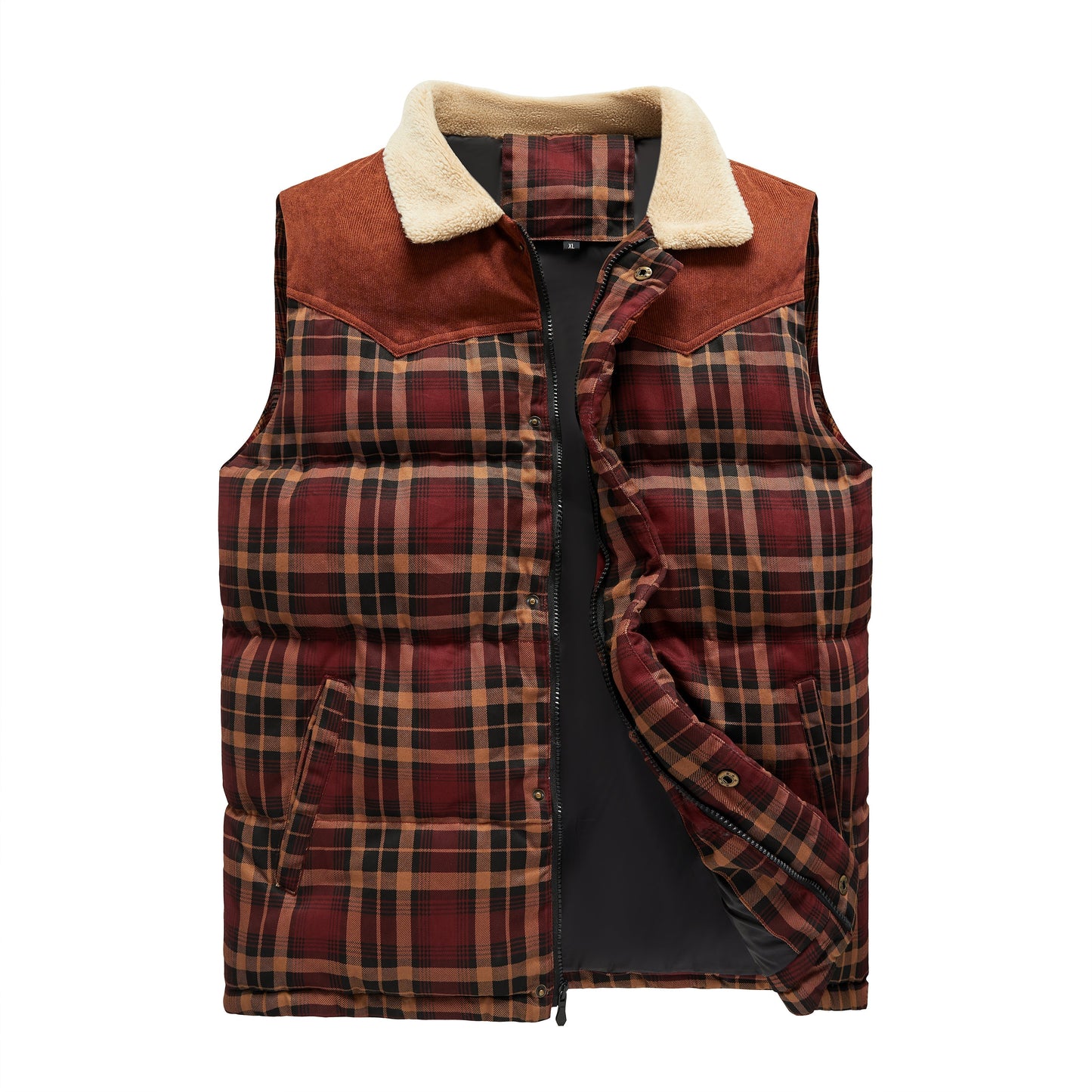 Hendrix | Plaid Quilted Vest