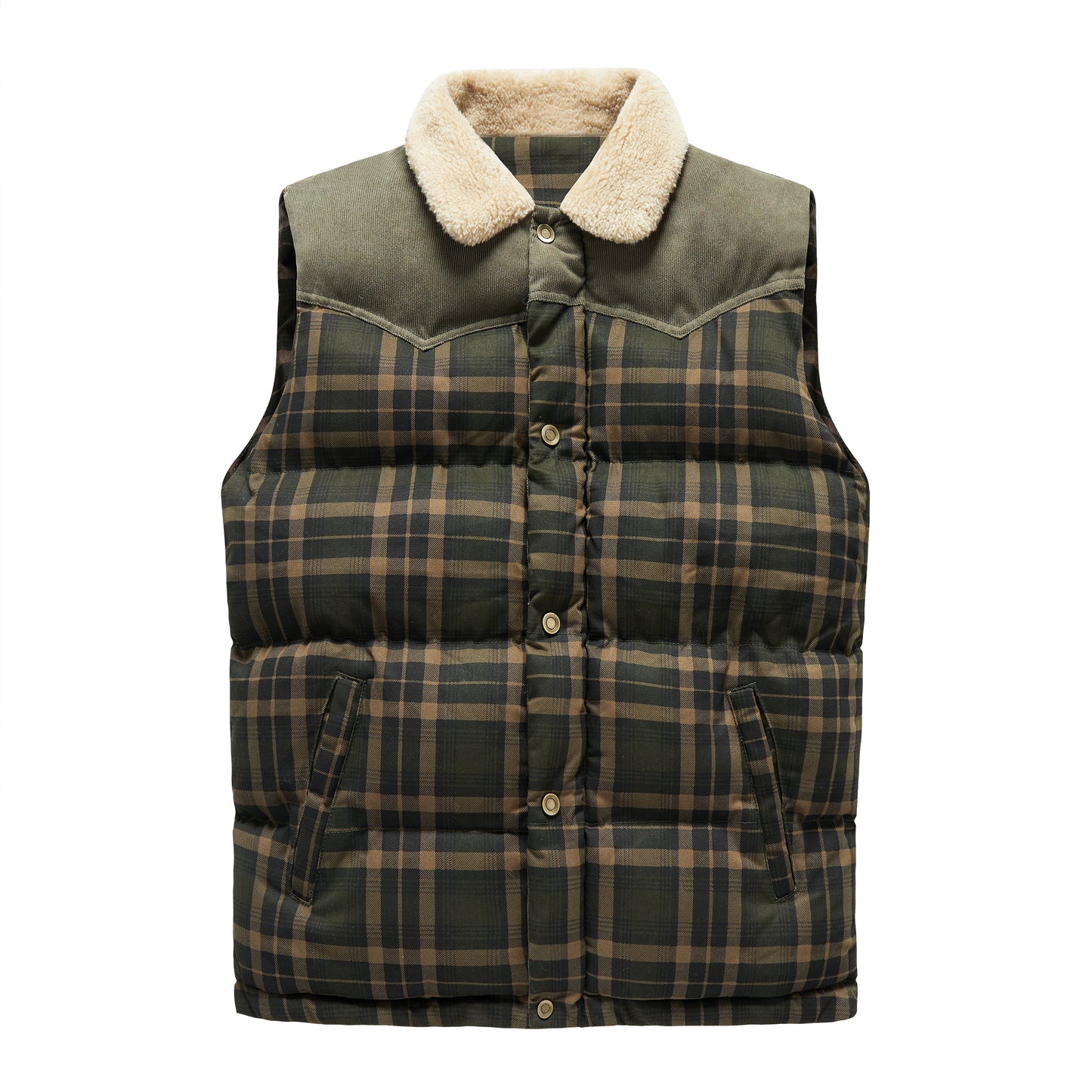 Hendrix | Plaid Quilted Vest