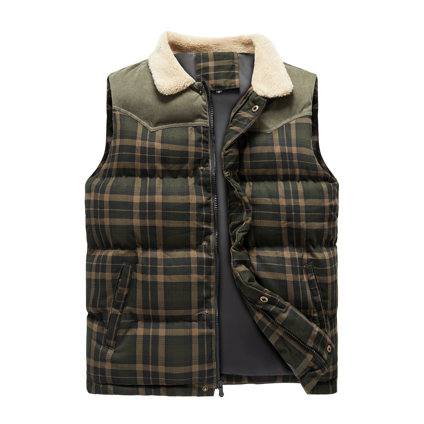 Hendrix | Plaid Quilted Vest