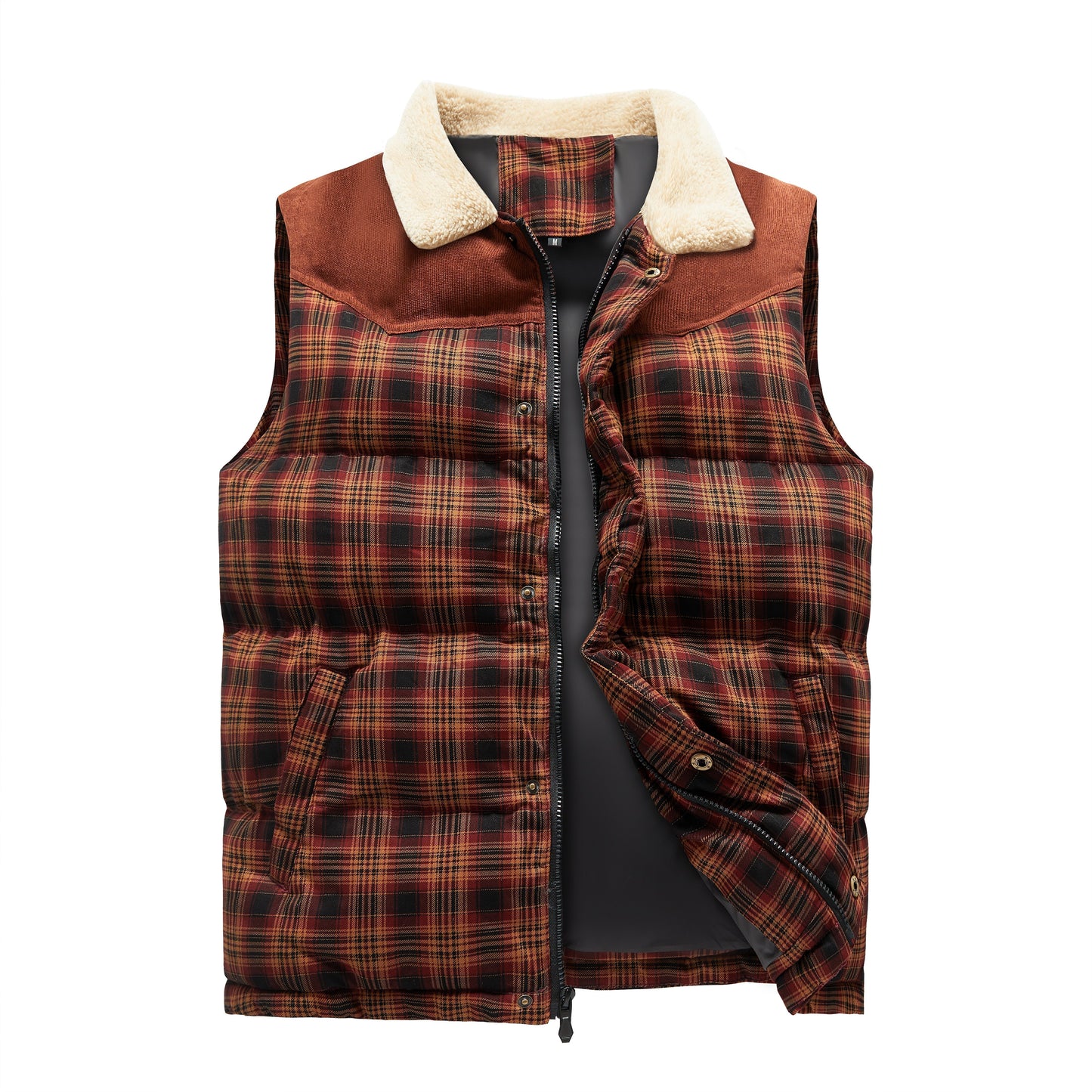Hendrix | Plaid Quilted Vest