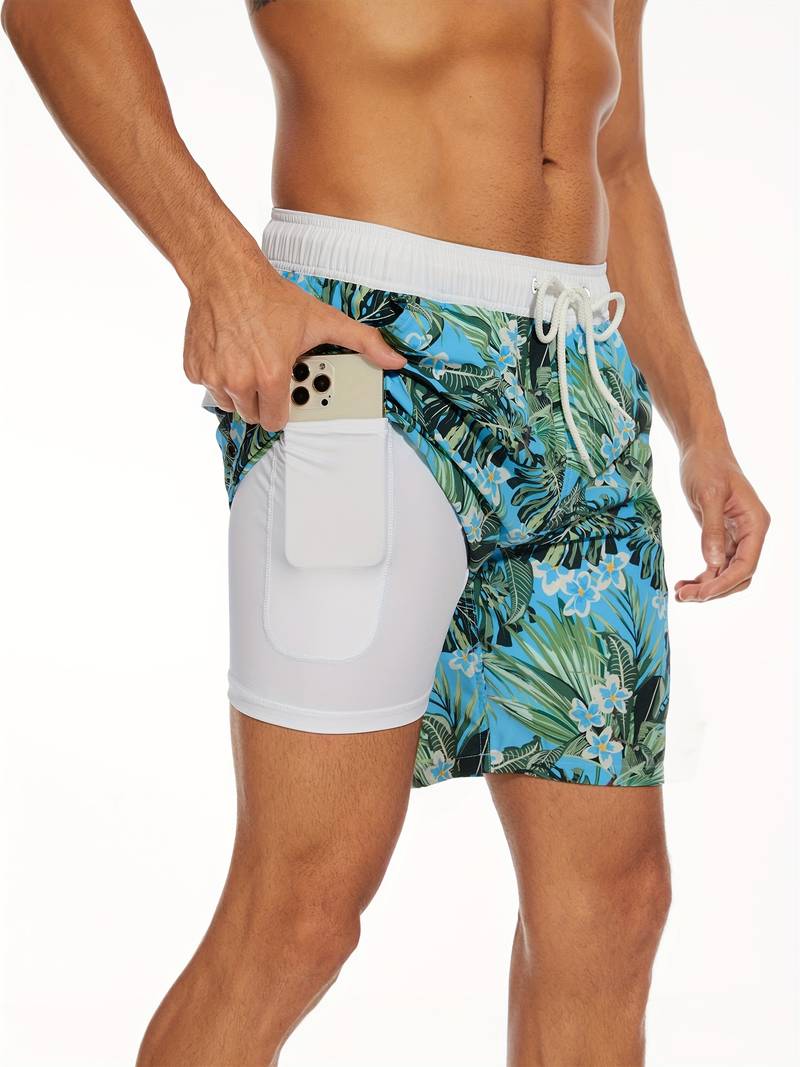 Troy | Printed Beach Shorts
