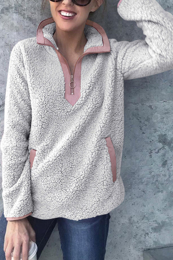 Clara | Women Turtleneck Zip Pullover