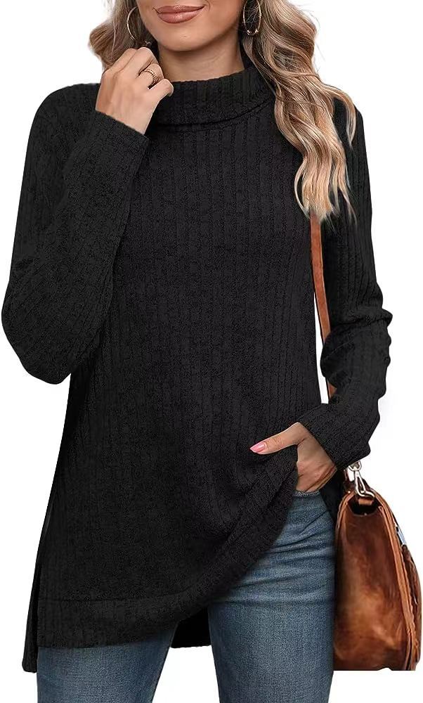 Mira | Women Relaxed Fit Cozy Turtleneck Sweater
