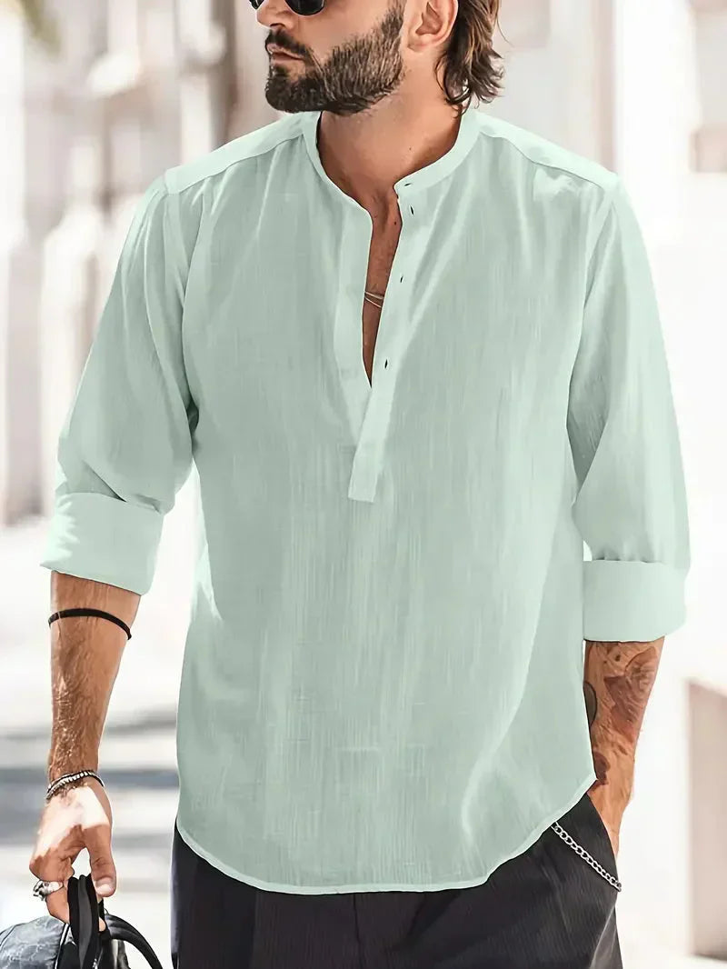 Maverick | Long Sleeve Button-Up Shirt