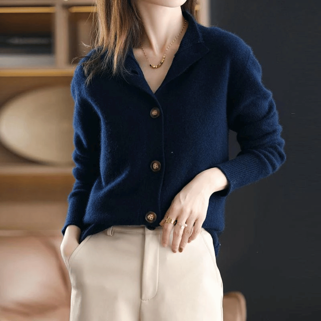Amélie | Chic Knit Button Cardigan