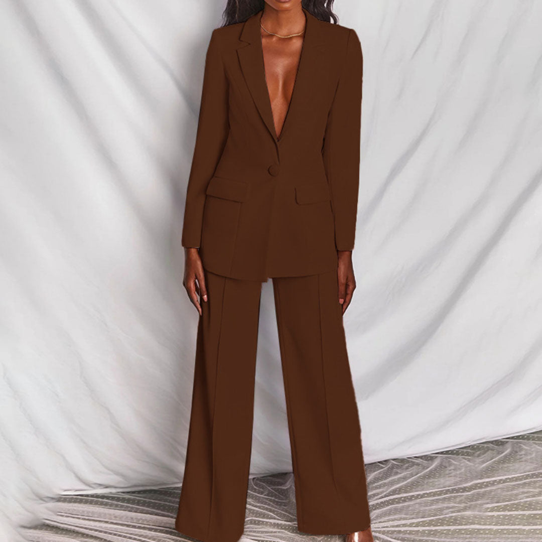 Valentina | Elegant and Sophisticated Women’s Blazer and Trouser Suit Set