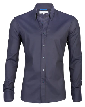 Evan | Fitted Button-Up Long Sleeve Shirt