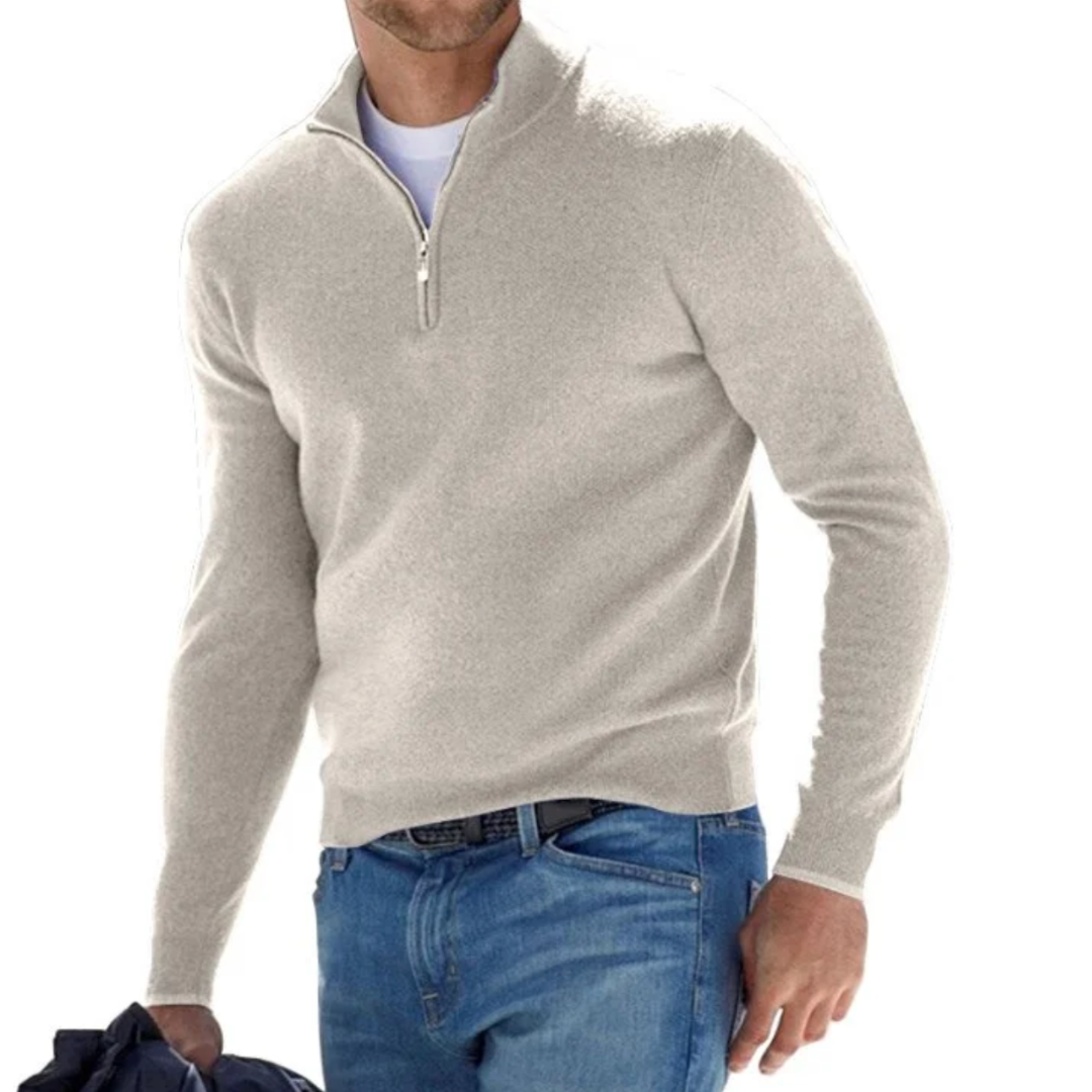 Maximus | Casual Quarter-Zip Sweater