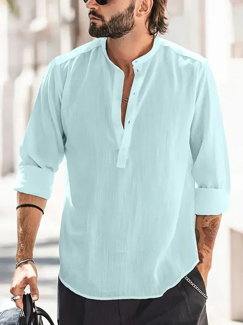 Maverick | Long Sleeve Button-Up Shirt