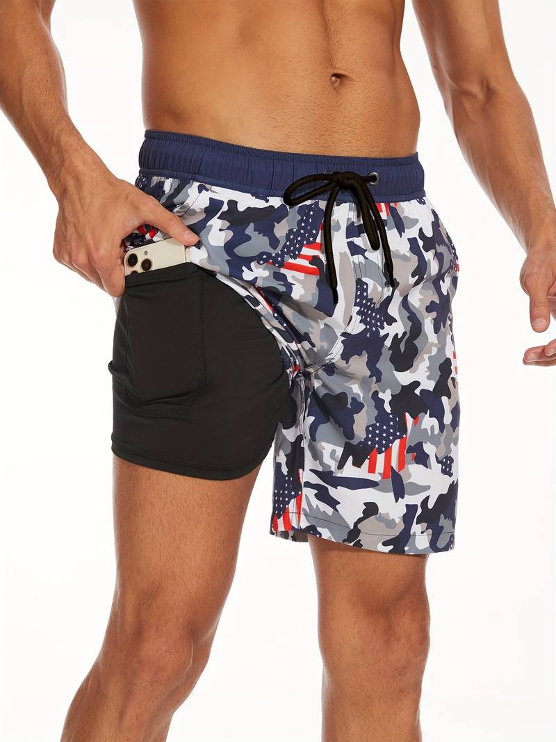Troy | Printed Beach Shorts