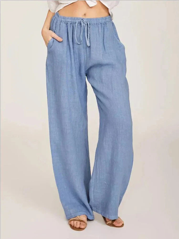 Celeste | Loose Drawstring Waist Pants