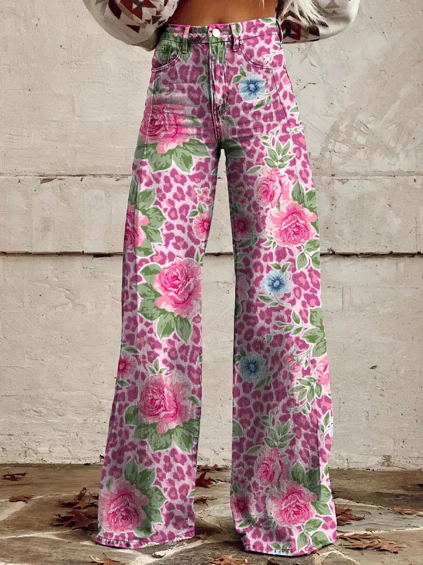 Isidora | Relaxed Printed Long Pants