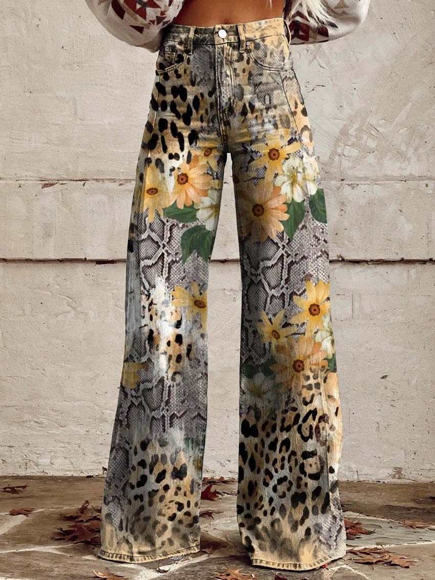 Isidora | Relaxed Printed Long Pants