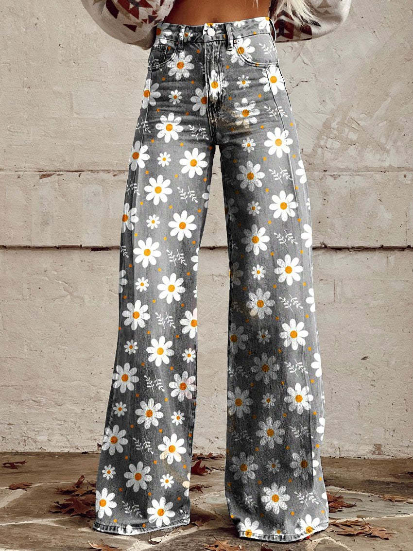 Isidora | Relaxed Printed Long Pants